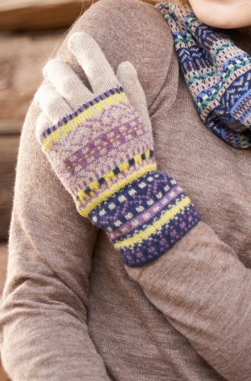 Alpaka Handschuhe DILAYA aus 100% Baby Alpaka