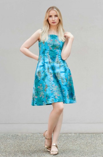 Summer dress MATILDE made of 100% organic Pima cotton