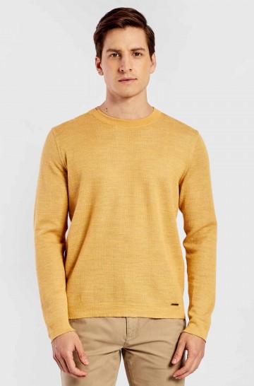 Alpaca sweater VECCO in alpaca-silk mix