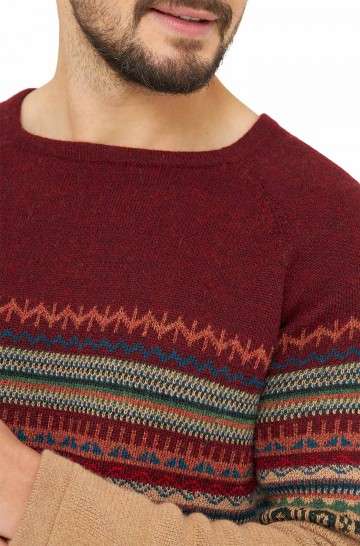 Alpaca sweater COLORES DE LUNA made from 100% baby alpaca
