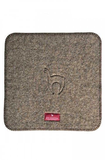 Alpaca seat cover (40 x 40 cm) made of 70% alpaca & 30% wool