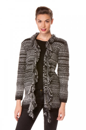 KYRA knit coat made of alpaca and silk by KUNA