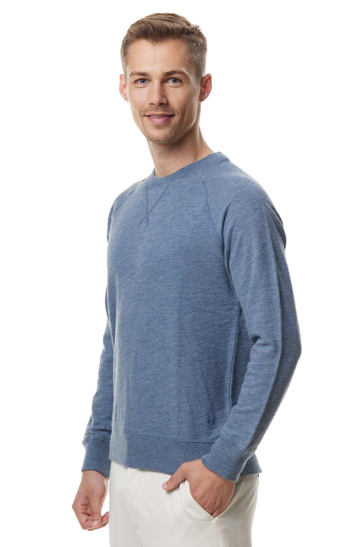 Alpaka Sweatshirt JANIS-indigo