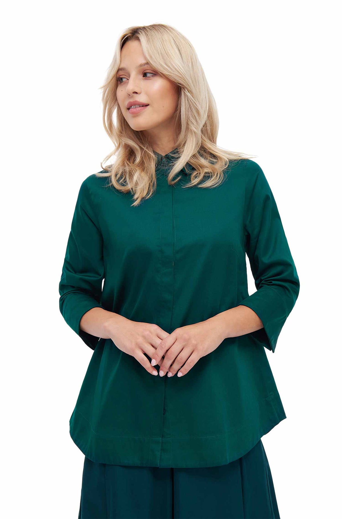 Bluse AMELIE-tiefgrün