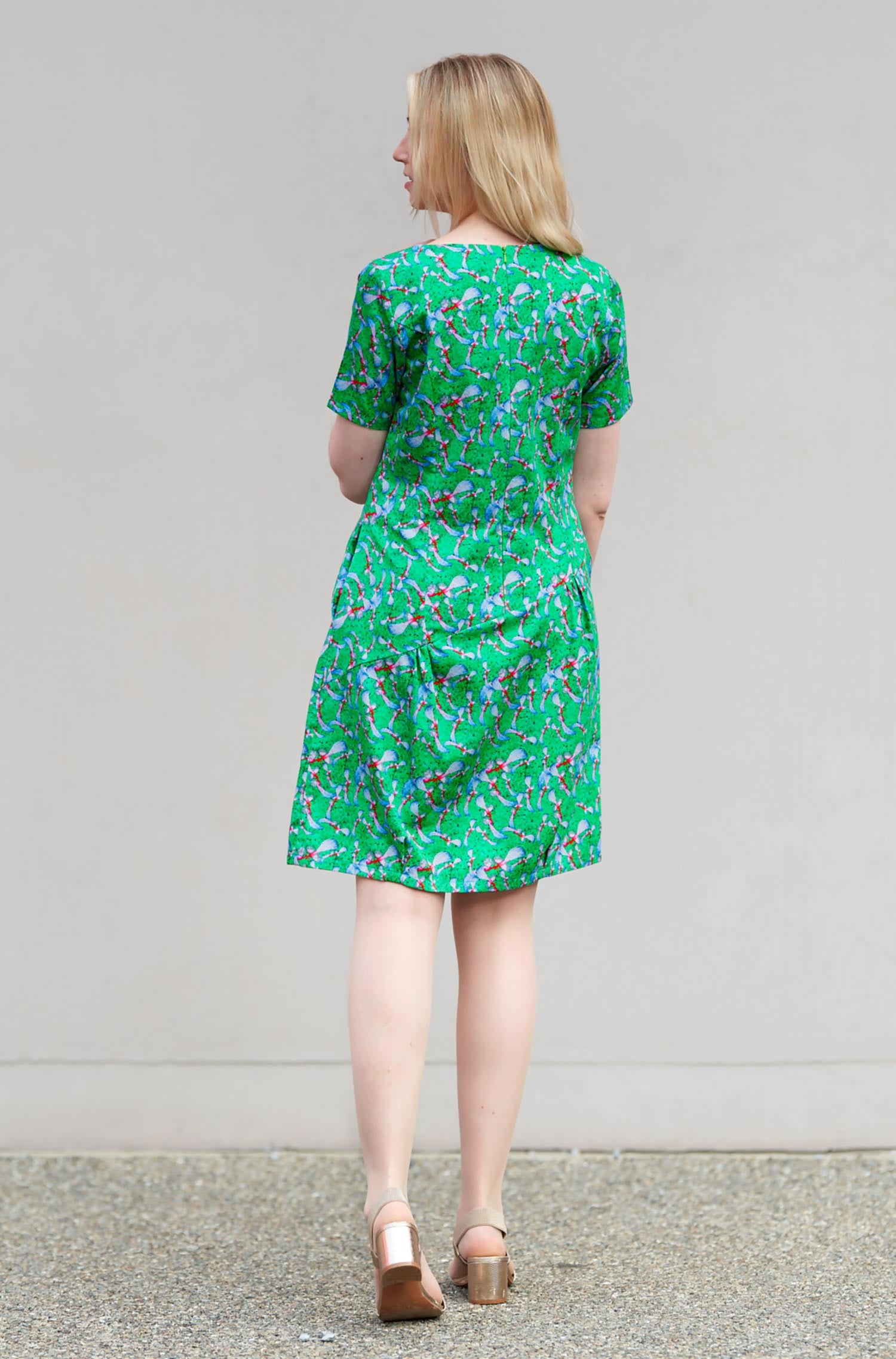 Sommerkleid SIENNA  aus 100% Pima Bio Baumwolle-jungle love
