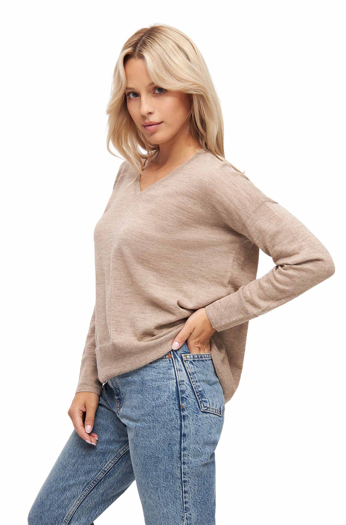 Alpaka Pullover AMBRA-beige