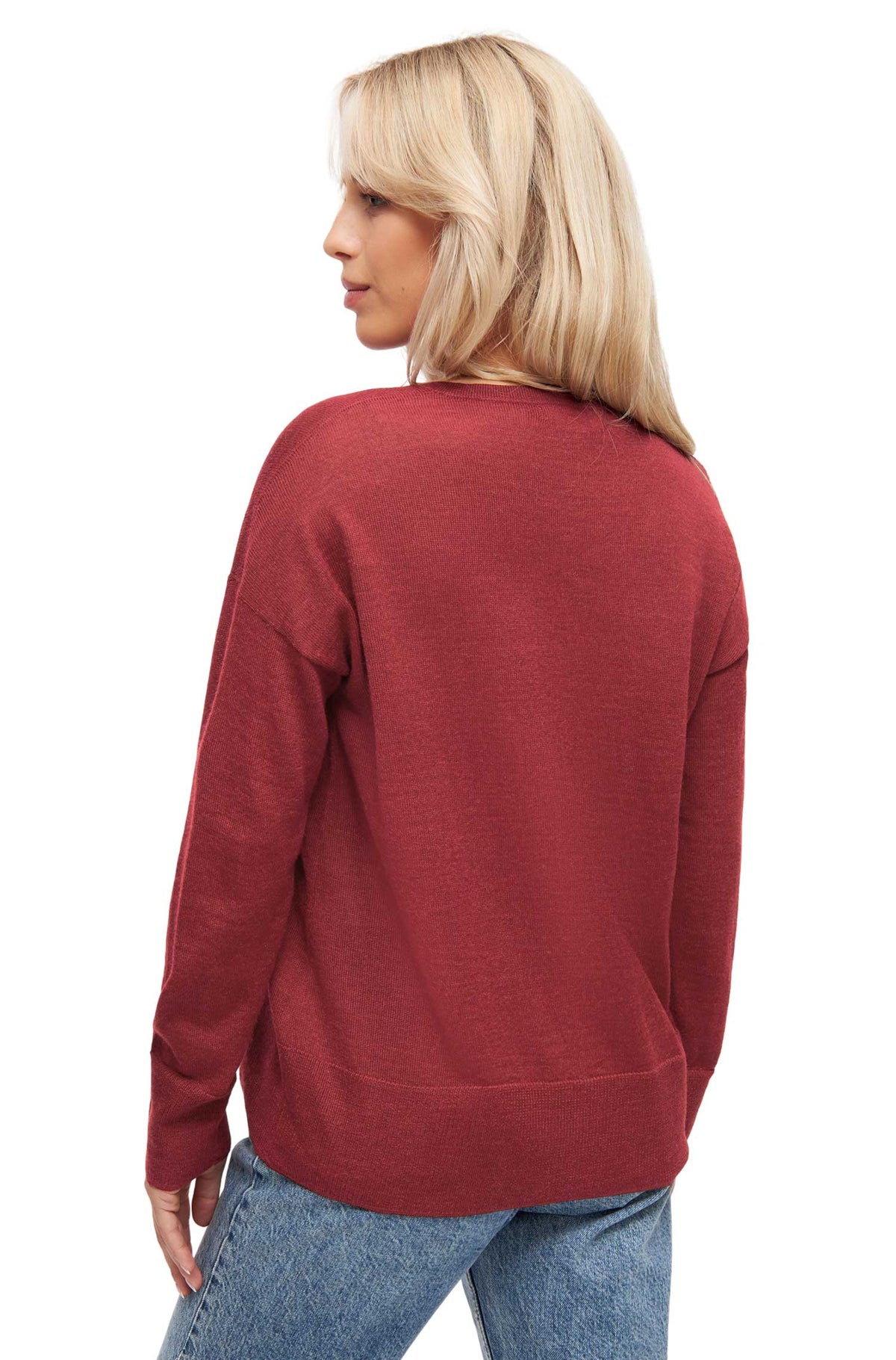 Alpaka Pullover AMBRA-sienna rot