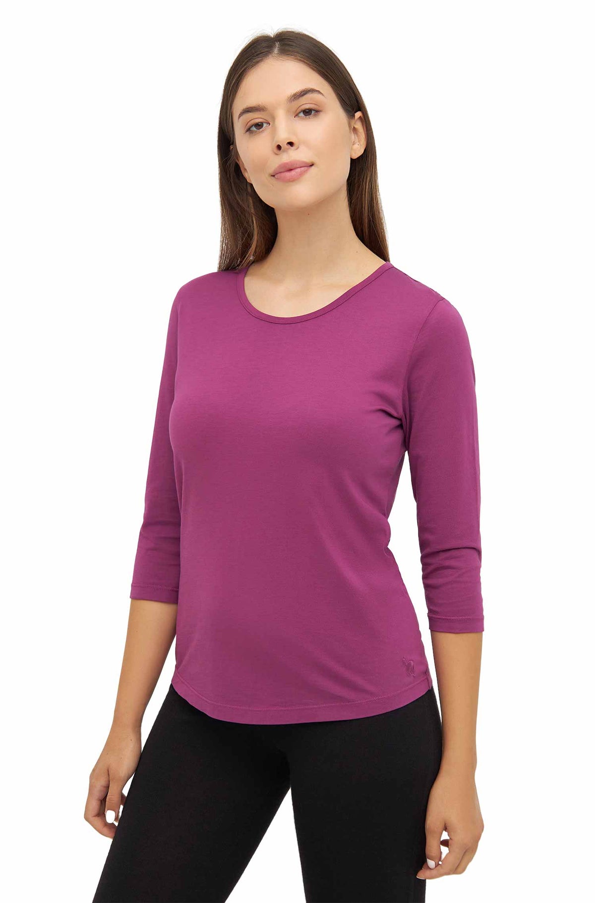 Shirt UNI-violett berry