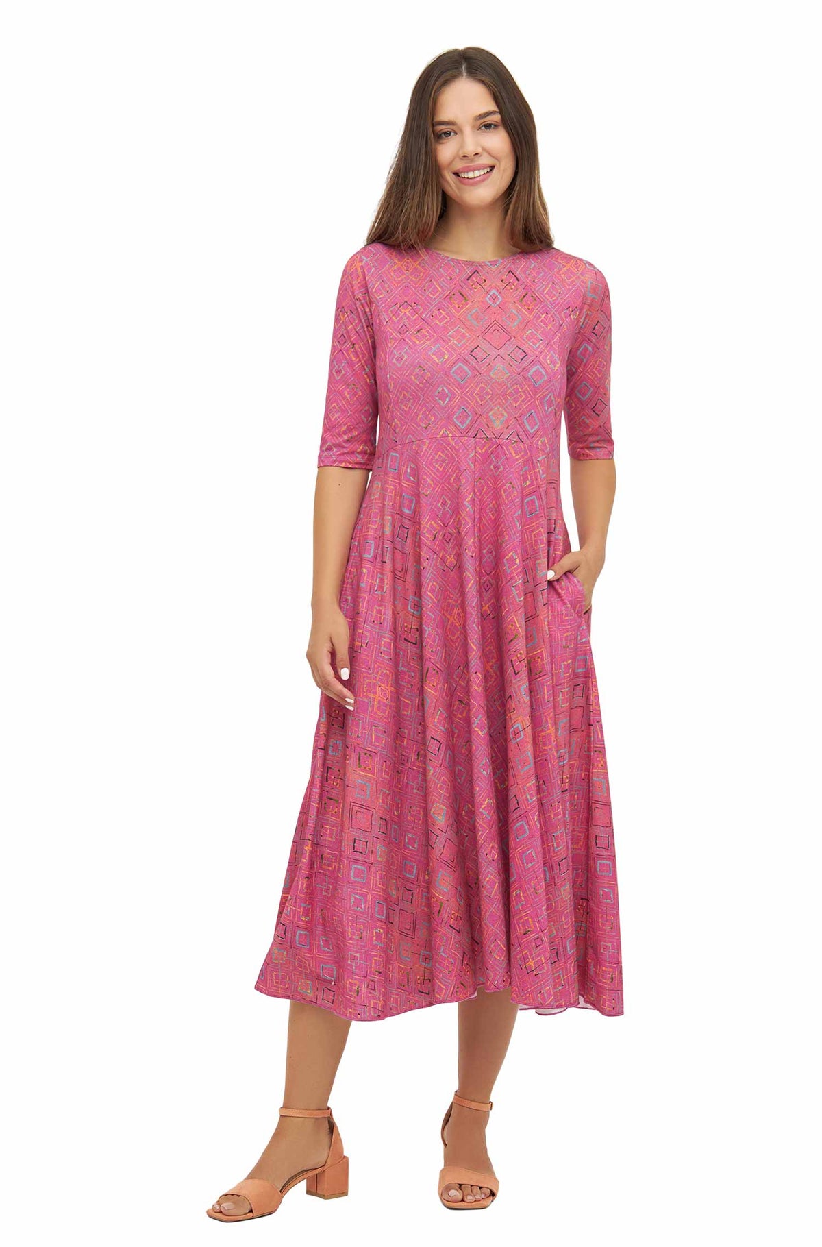 Kleid SALMA-rubine