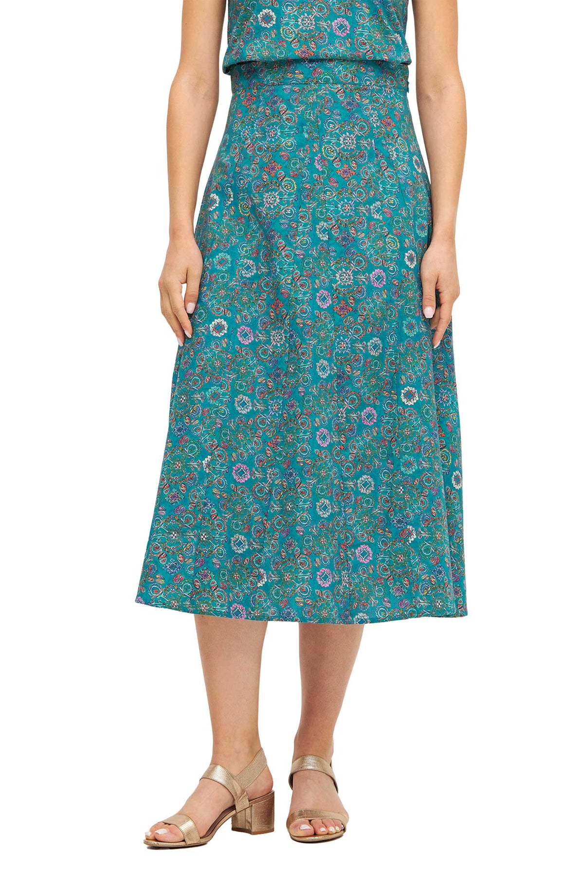 Rock FLORAL ETHNO-turquoise