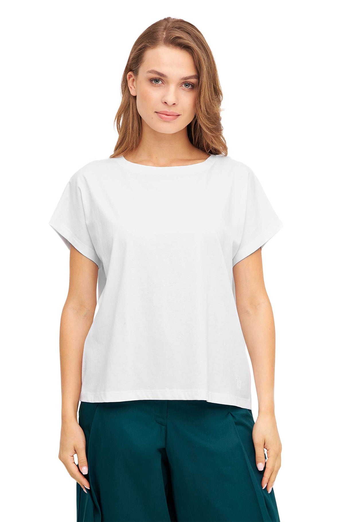 T-Shirt BOXY-weiss