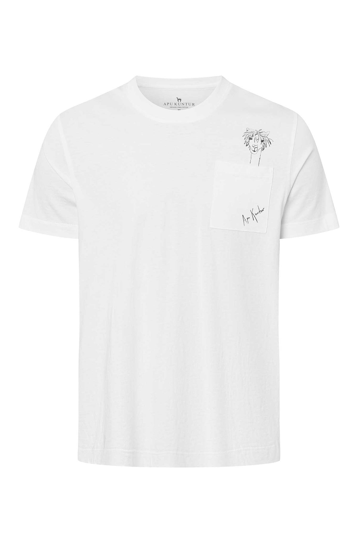 T-Shirt RASSI, mit Tasche-weiss