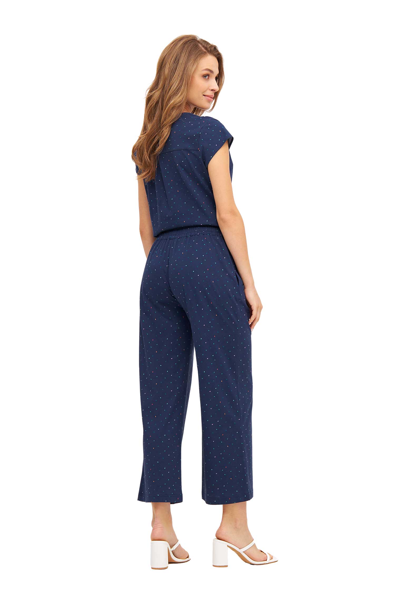 Hose ALPAQUITAS aus Bio-Pima-Baumwolle-navy