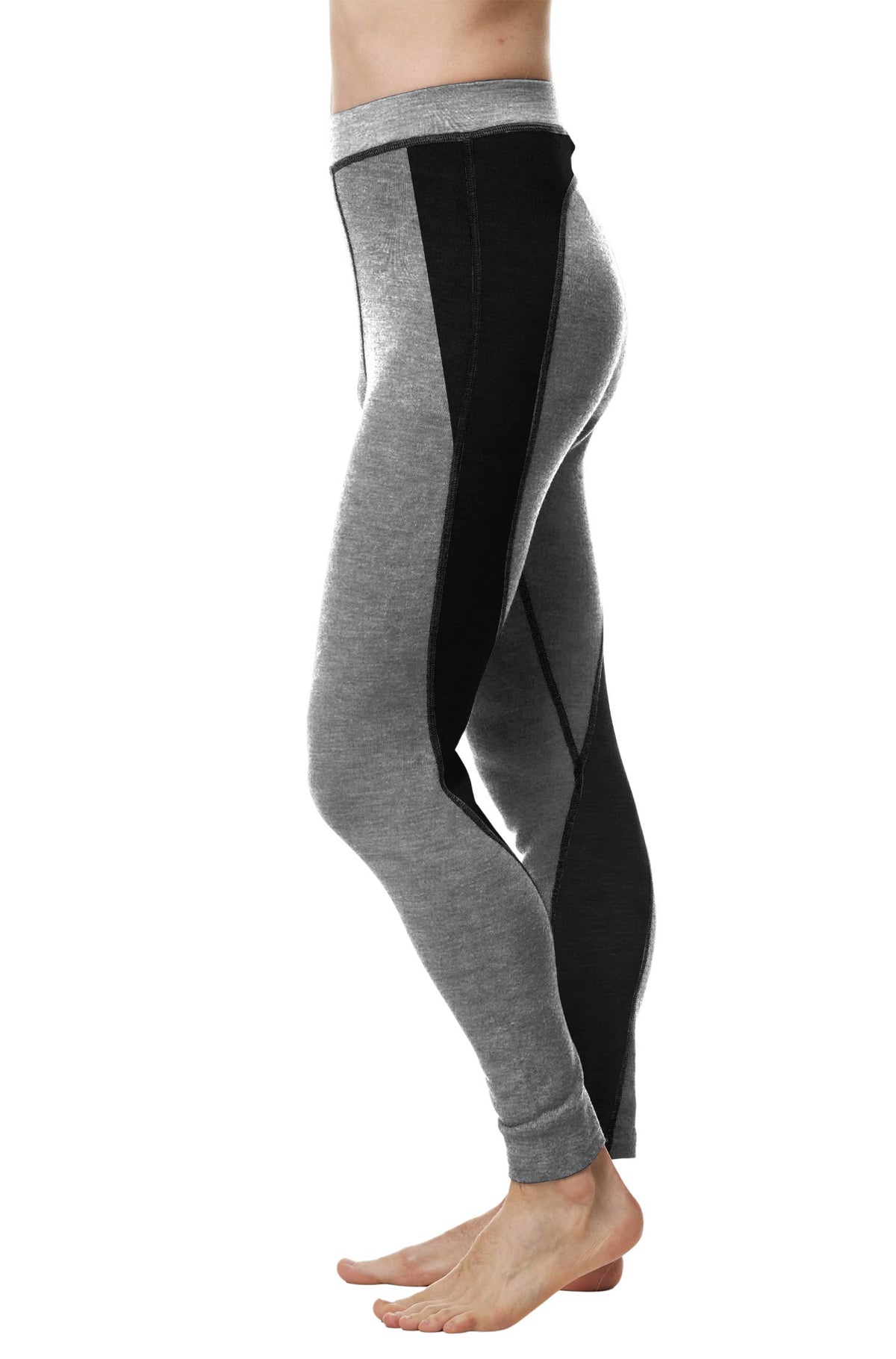 Alpaka Hose THERMO-grau