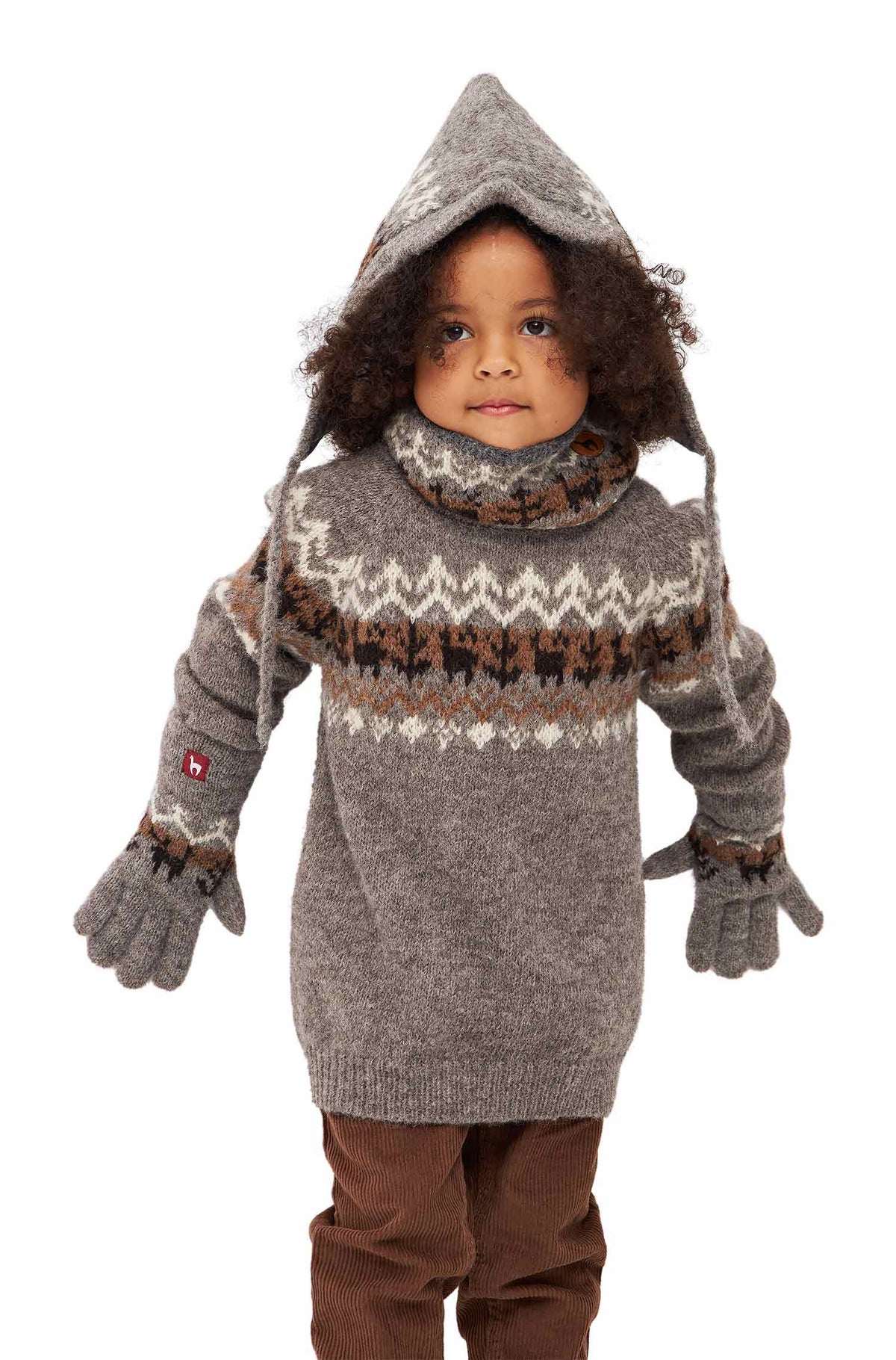 Kinder Pullover NATURA-anthrazit
