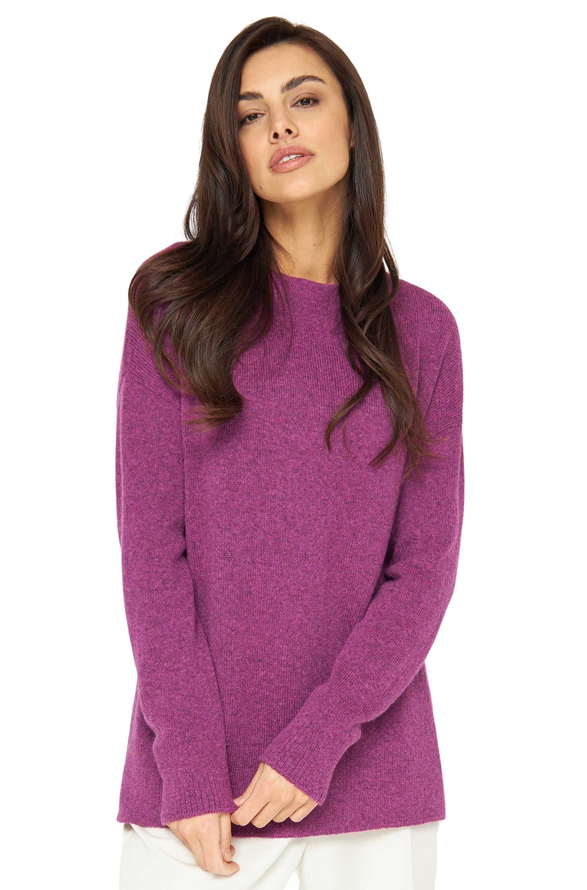 Alpaka Pullover GRAZIA-fuchsia