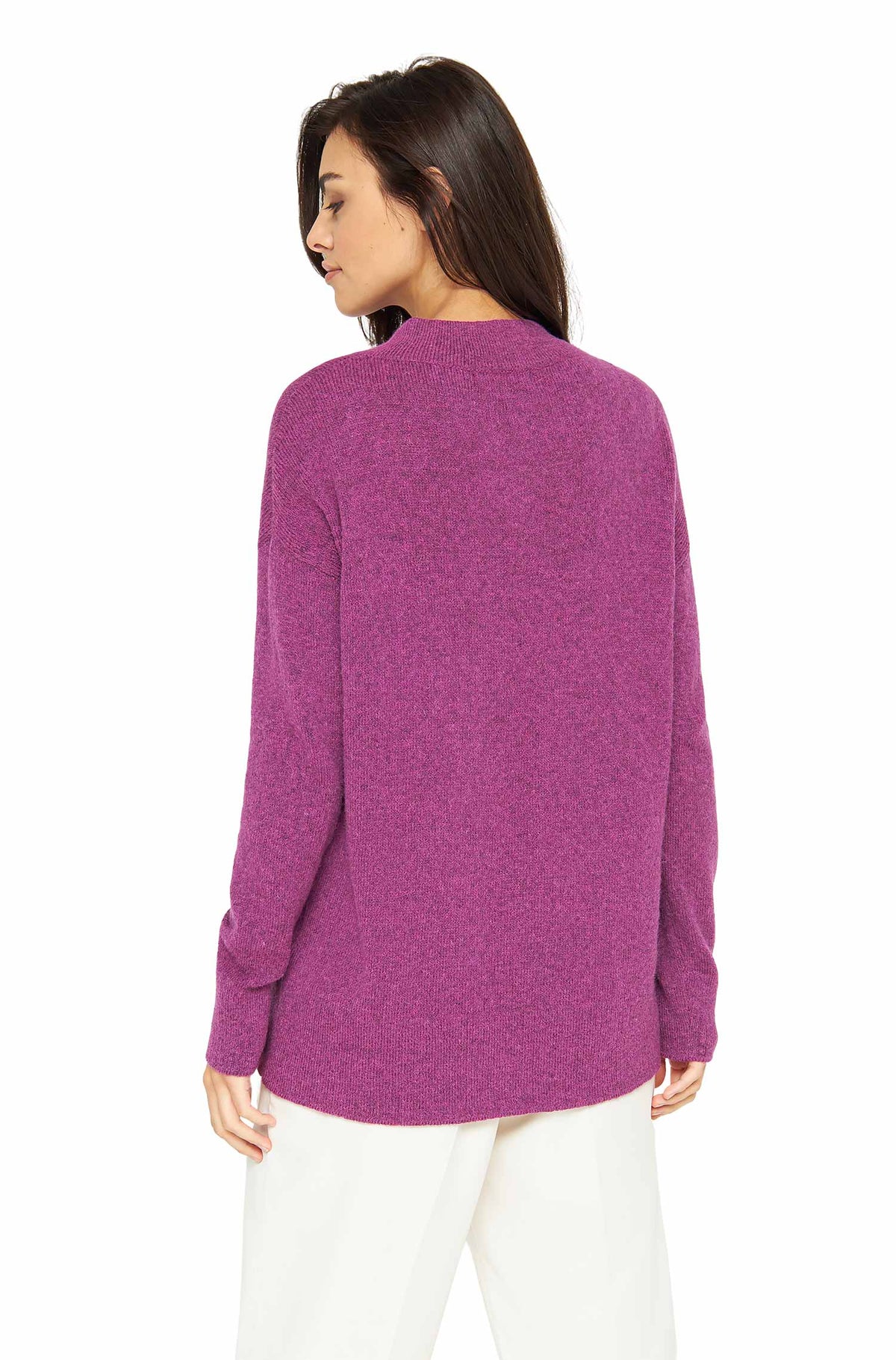Alpaka Pullover GRAZIA-fuchsia