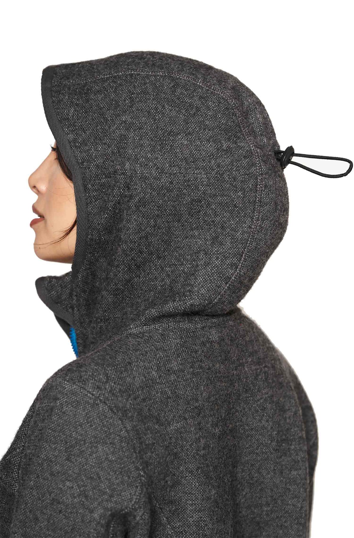 Alpaka Kapuzenjacke ALPACA SPORT-anthrazit