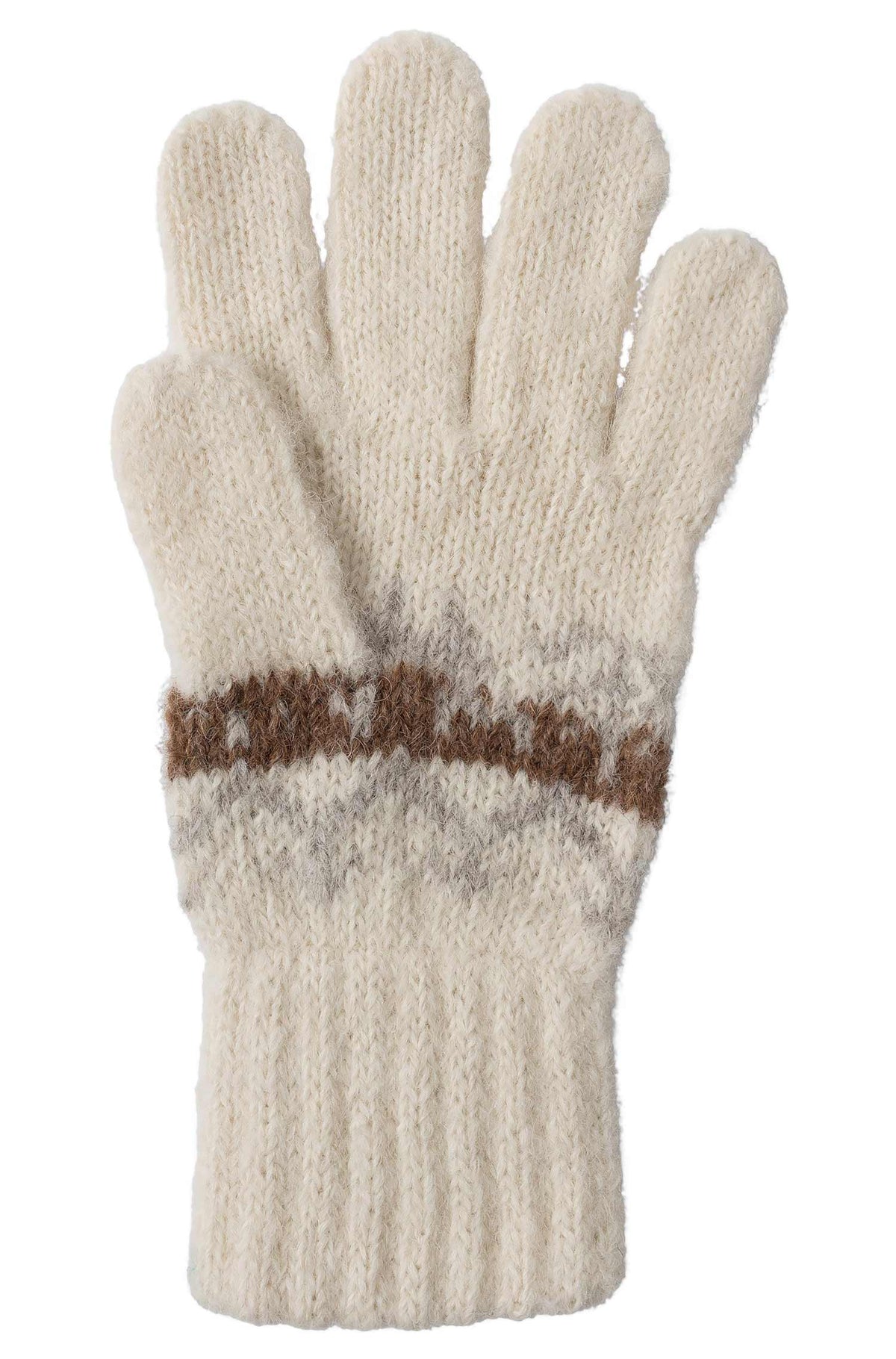 Kinder Handschuhe NATURA | 4-12 Jahre-weiss