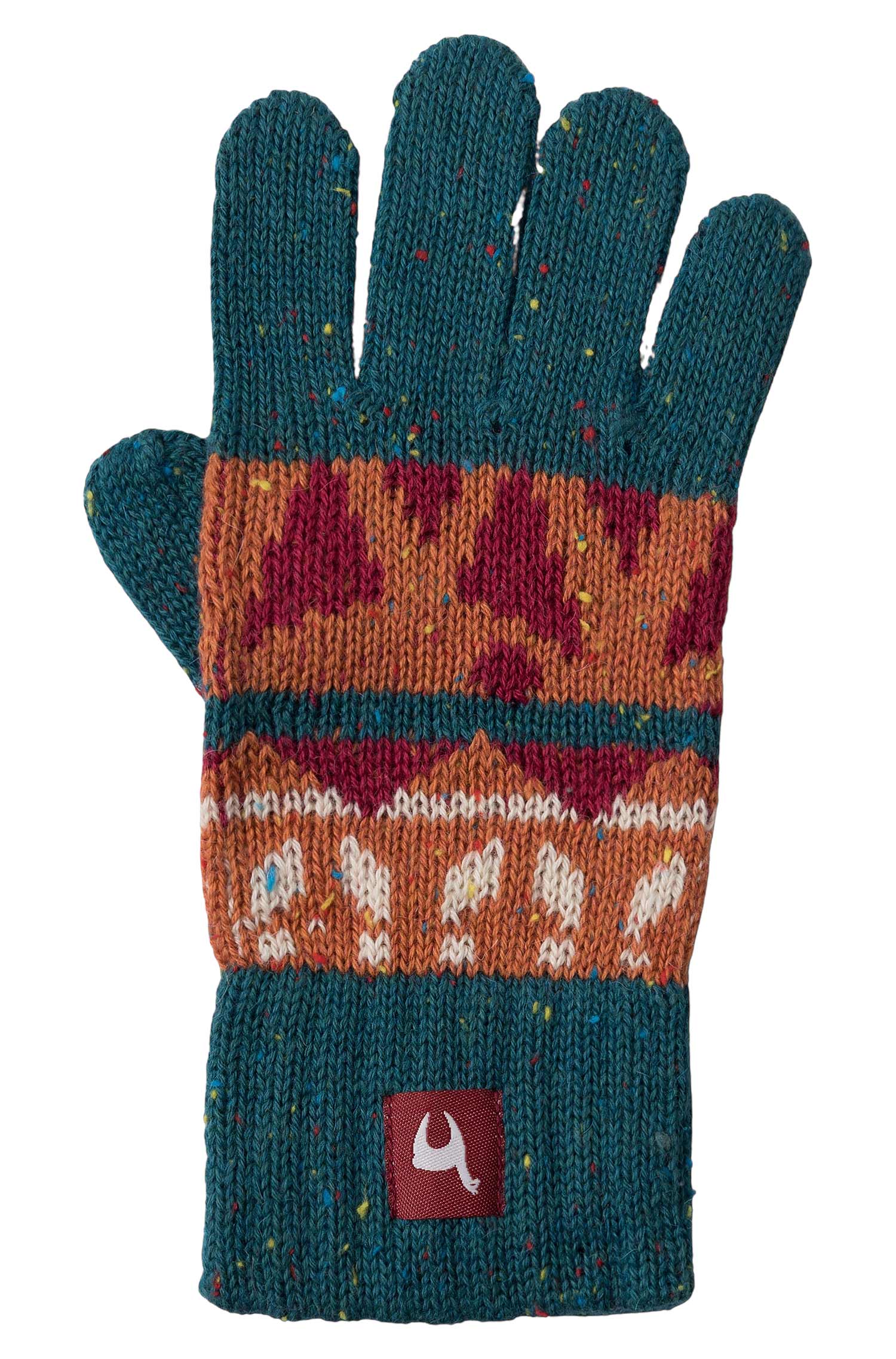 Alpaka Fingerhandschue ELI (Kinder 4-12 Jahre)-orange