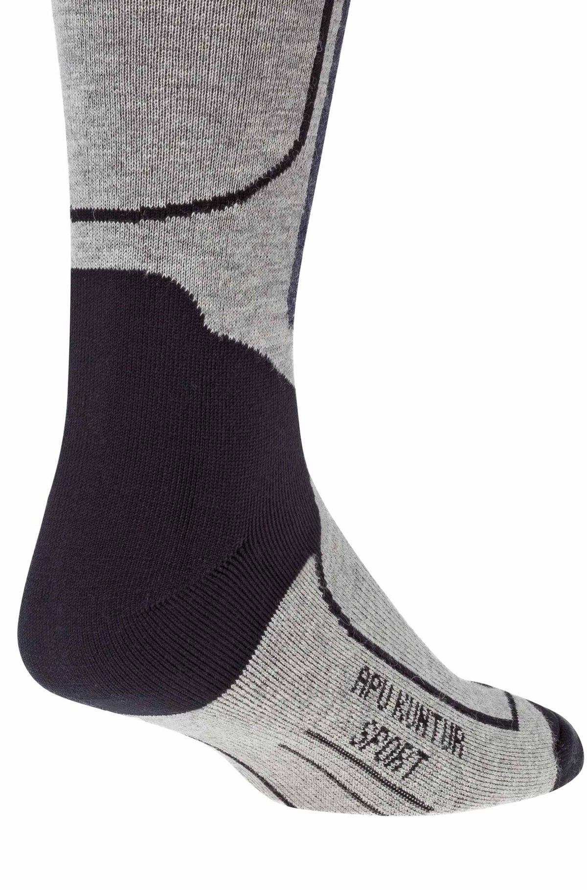 Alpaka Socken SKI- & SPORT-grau