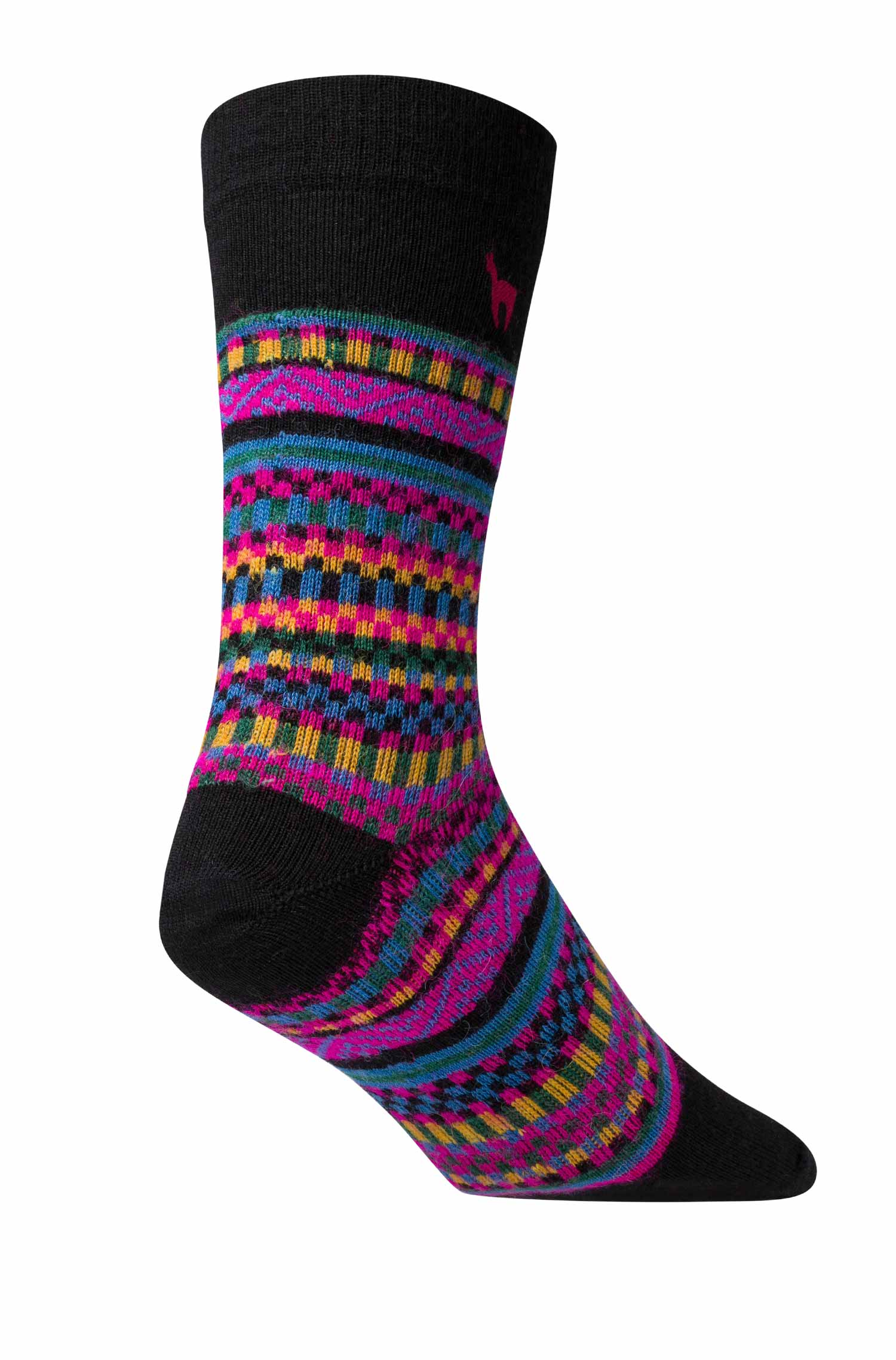 Alpaka Premium Socken COLORIDO aus Baby Alpaka-multi
