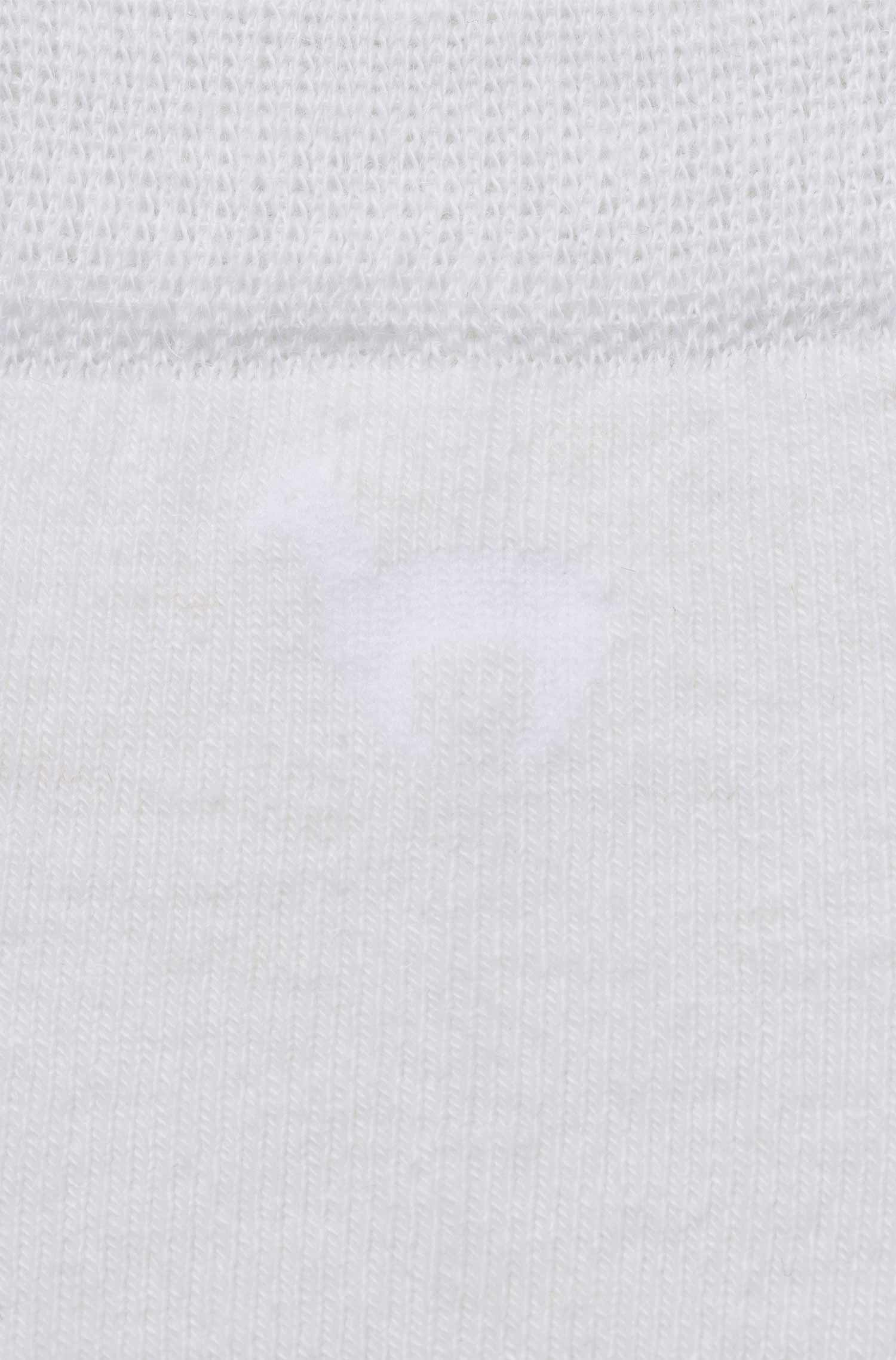 Premium SNEAKER SOCKE UNI in Naturfaser Qualität-weiss