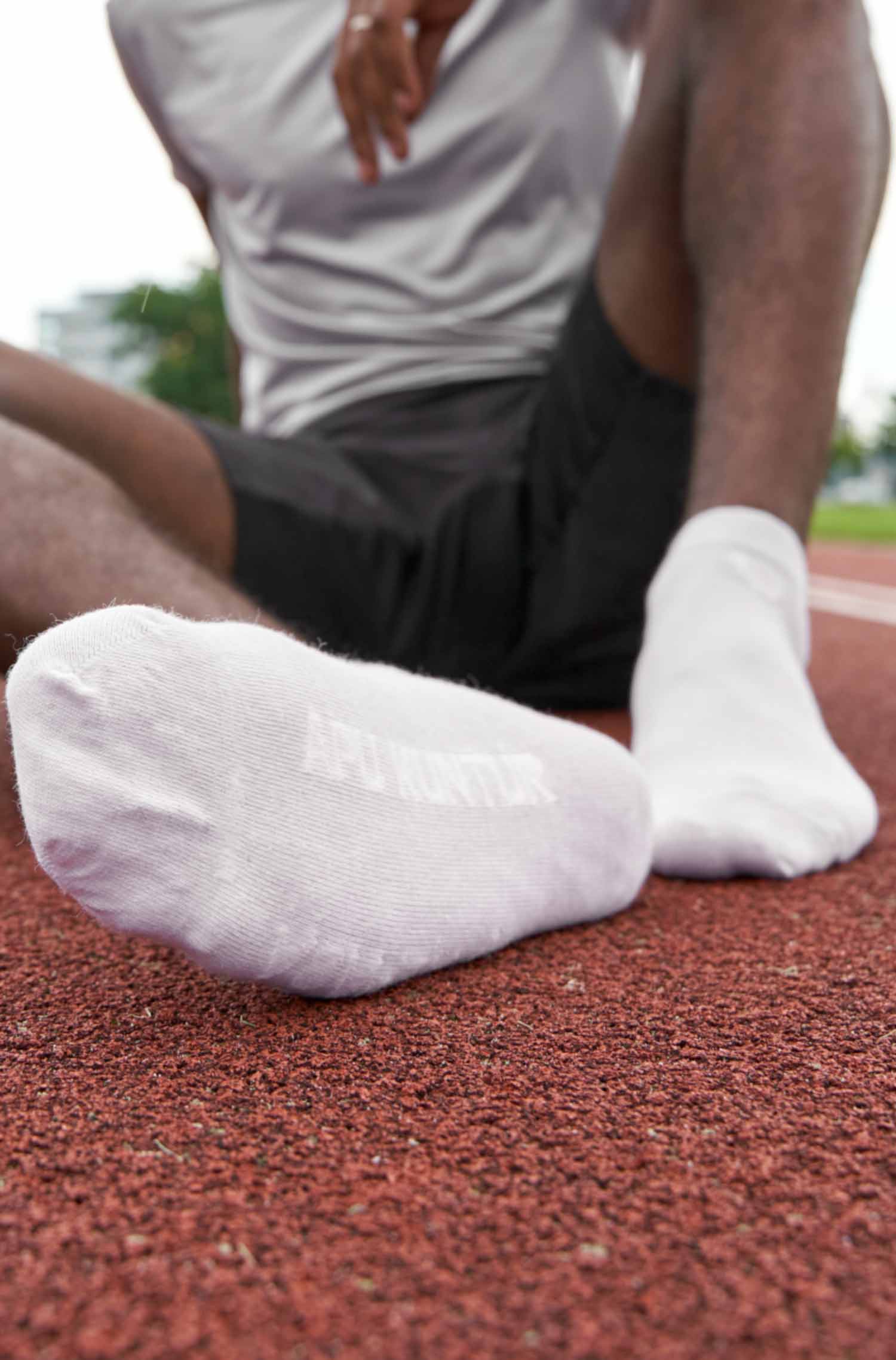 Premium SNEAKER SOCKE UNI in Naturfaser Qualität-weiss