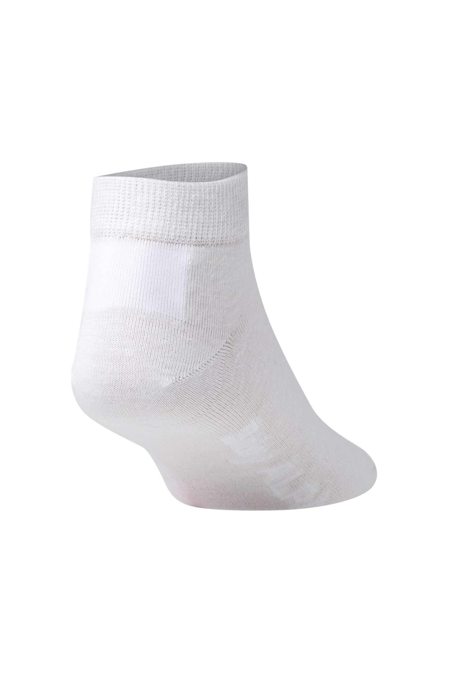 6er-Pack Premium SNEAKER SOCKE UNI in Naturfaser Qualität-weiss
