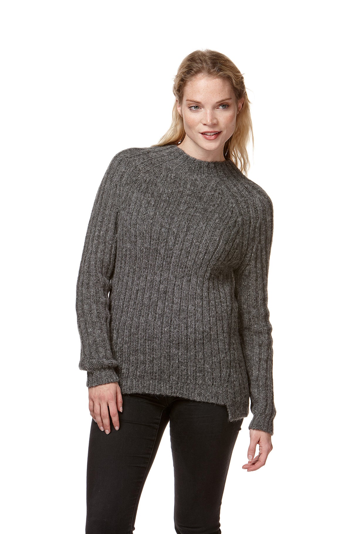 Alpaka Pullover DOLCE-grau