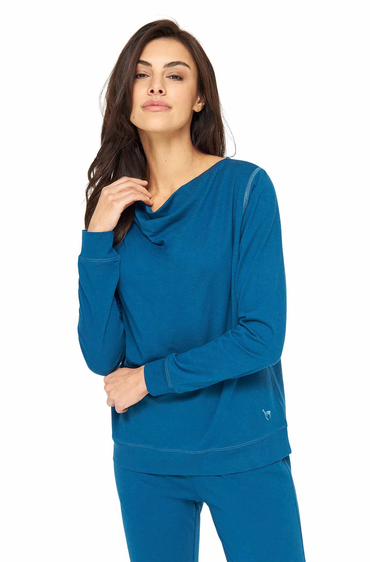 Shirt PYJAMA-midnight blue