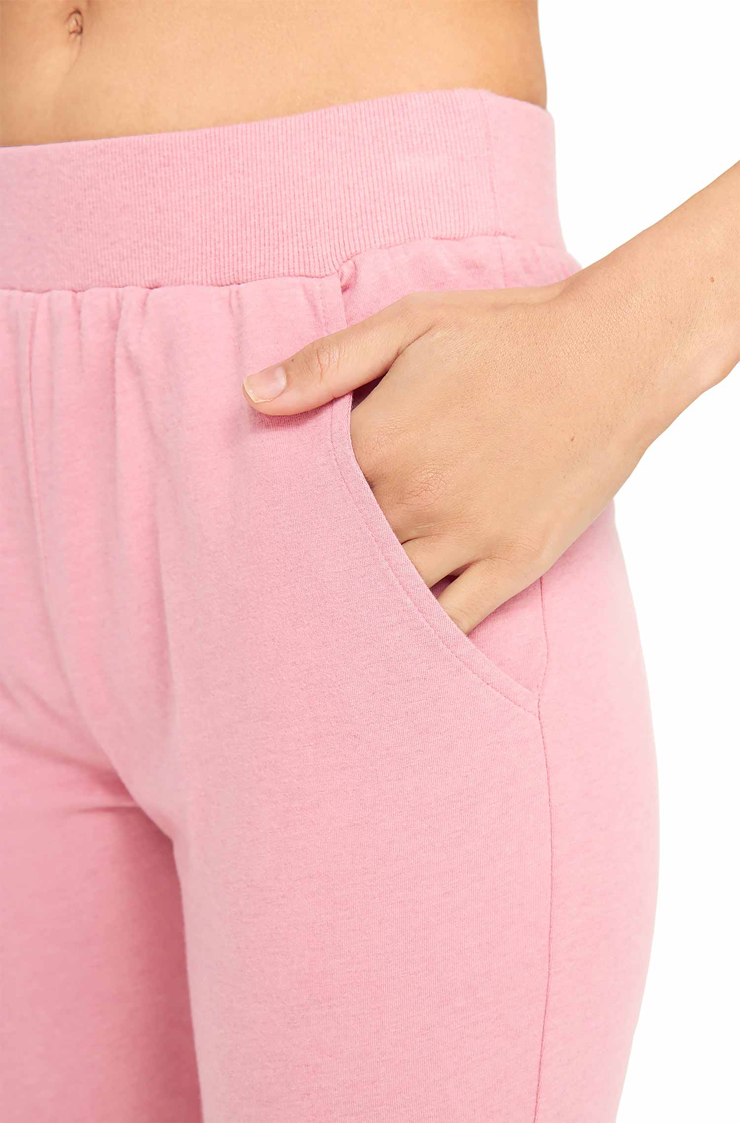 Alpaka Pyjama Damen Hose DREAMLINE aus Alpaka-Baumwoll-Mix-pearl rose