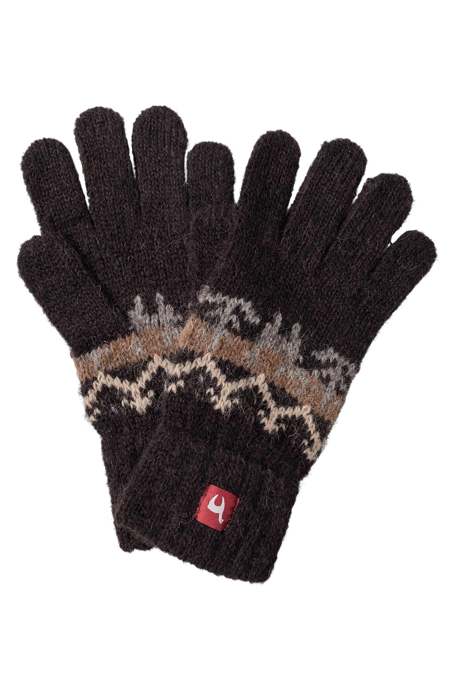 Alpaka Fingerhandschuhe NATURA aus 100% Alpaka Superfine-dunkelbraun