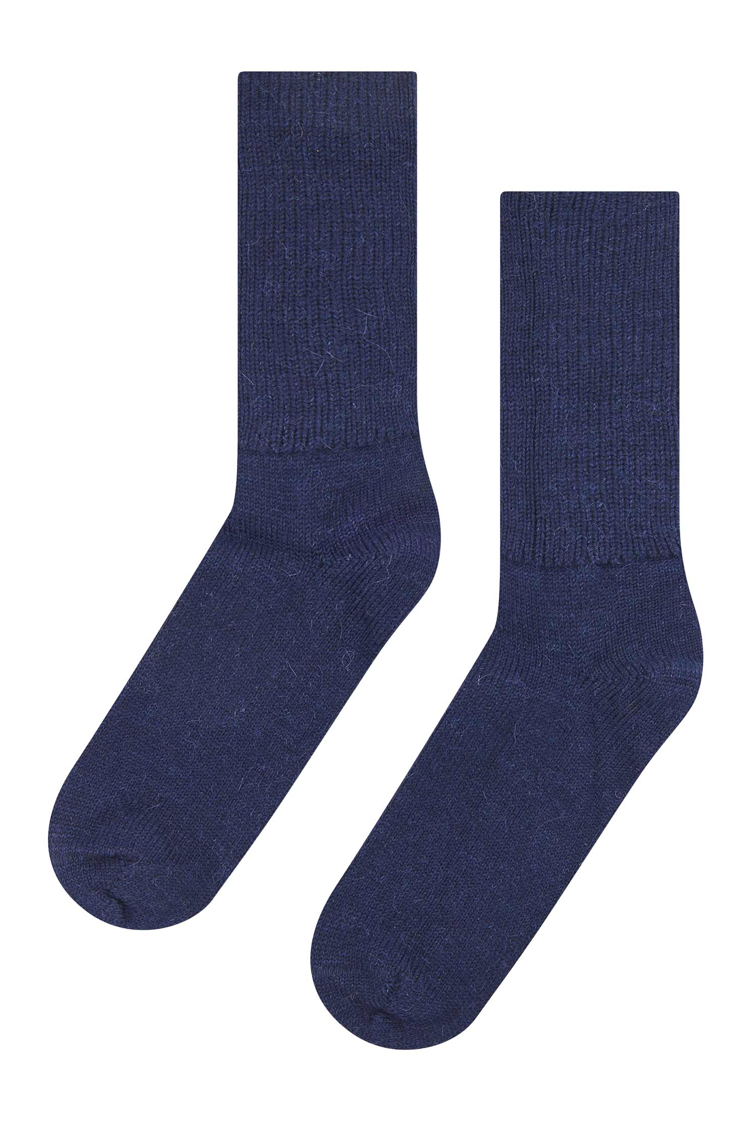 Alpaka Socken SOFT-blau