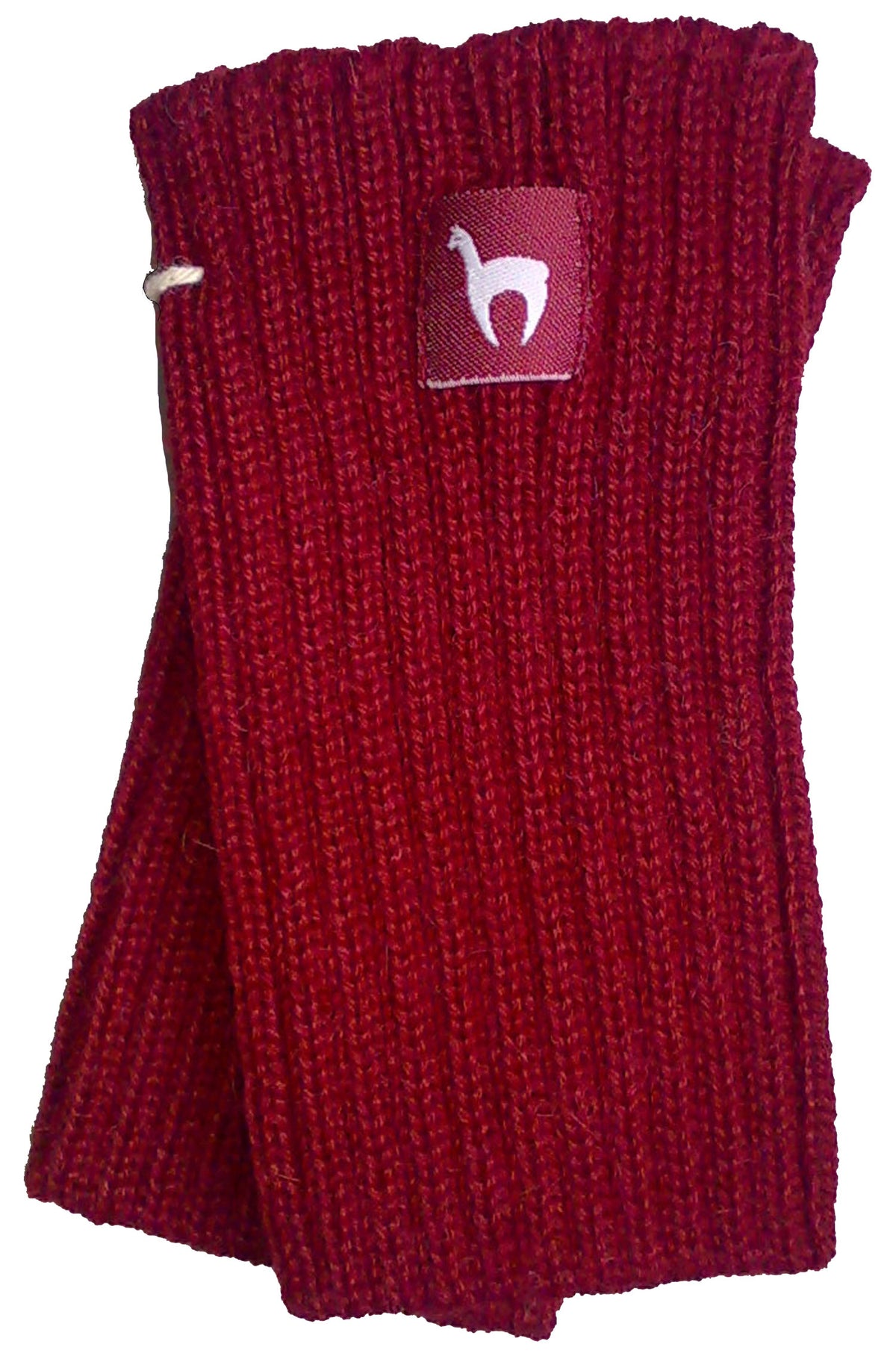 Alpaka Pulswärmer RIPP-weinrot