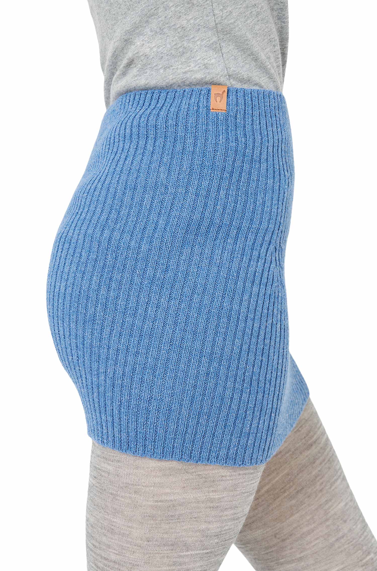 Nierenwärmer RIPP aus 100% Baby Alpaka-sky blue