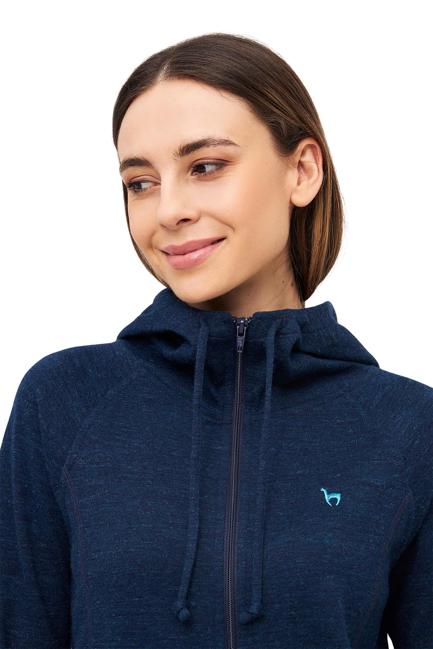 Alpaka Lounge-Hoody THERMO-navy