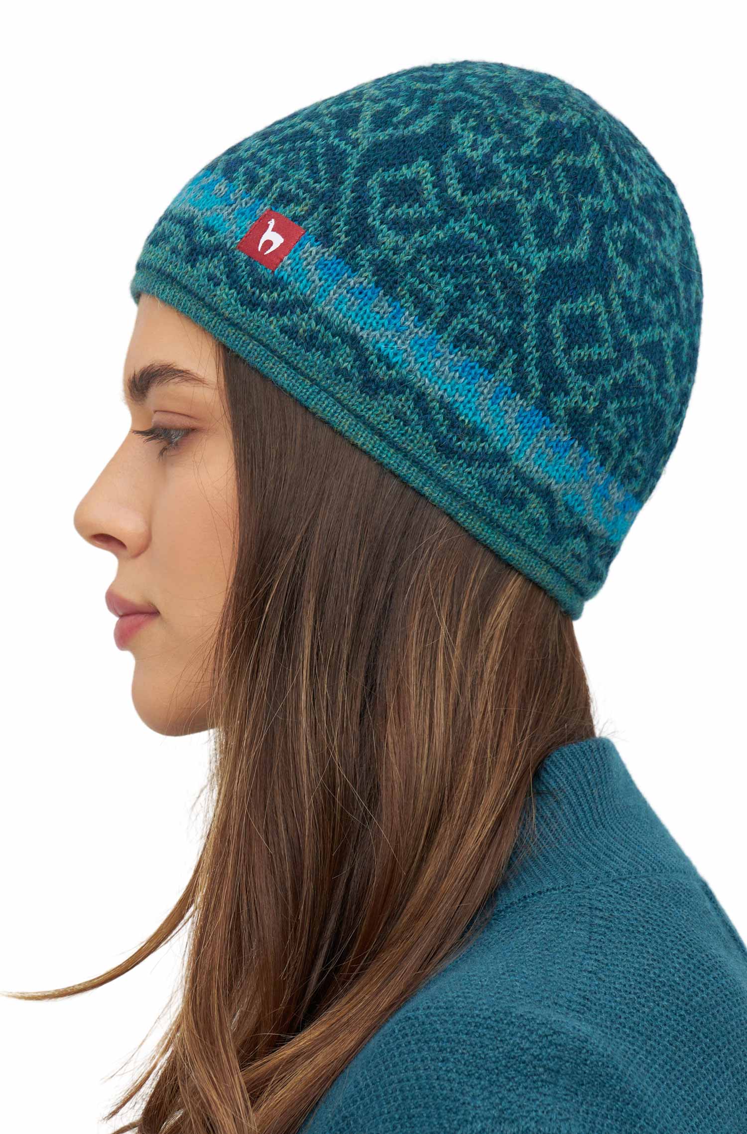 Alpaka Mütze CHIMU-türkis