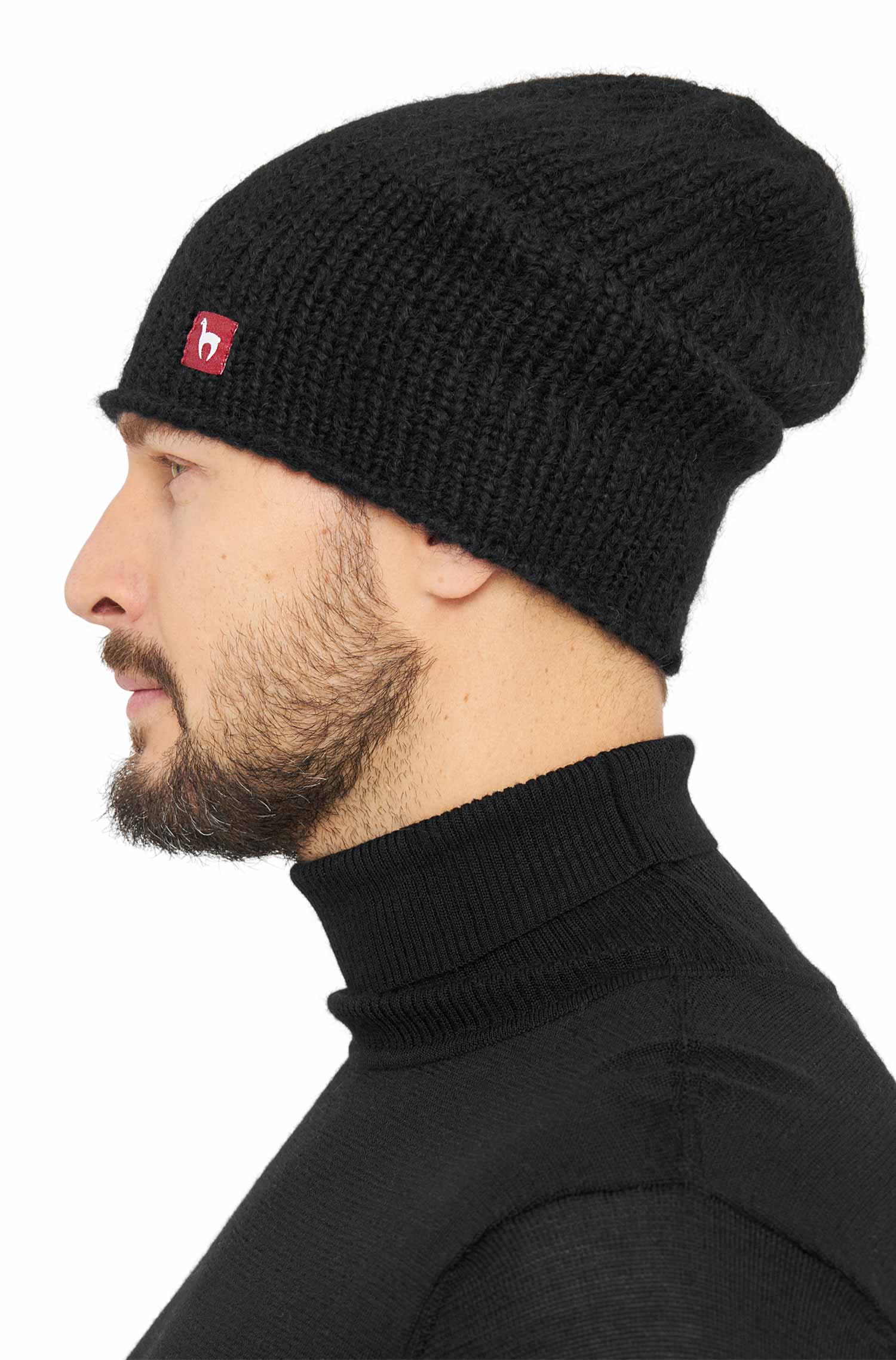 Alpaka Mütze TARIK-schwarz