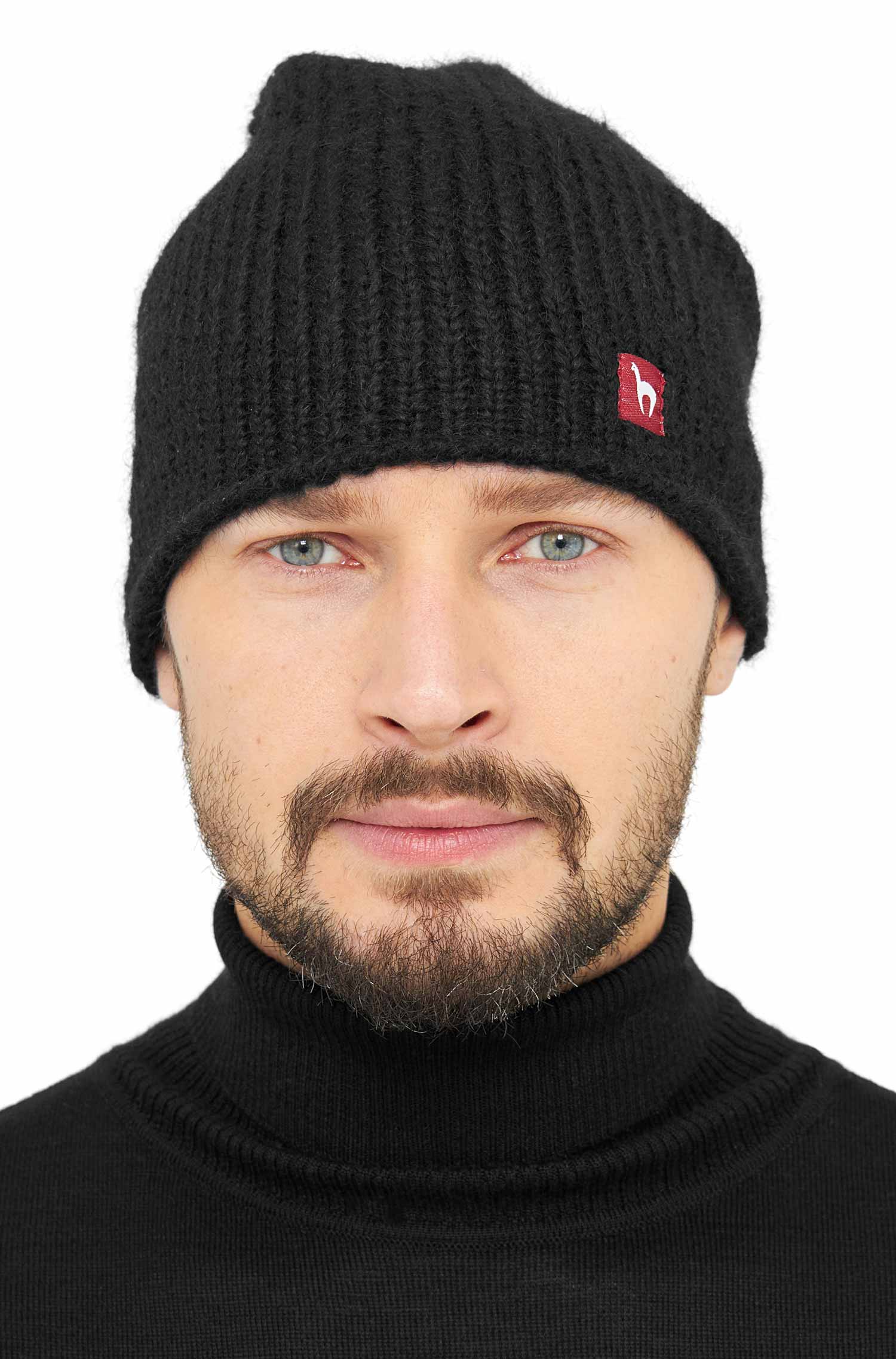 Alpaka Mütze TARIK-schwarz
