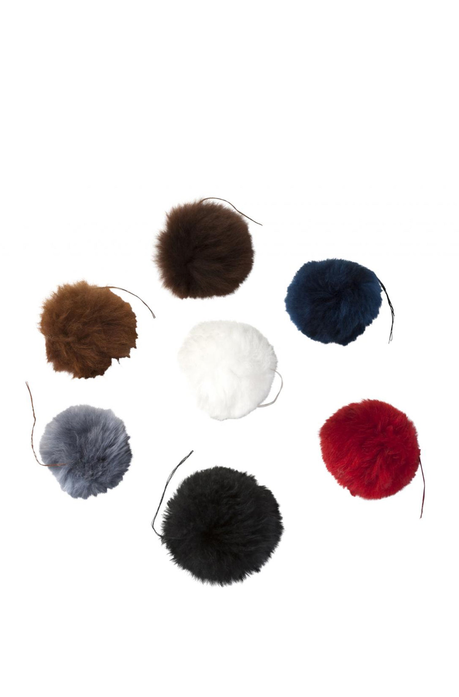 Alpaka Fellbommel-schwarz