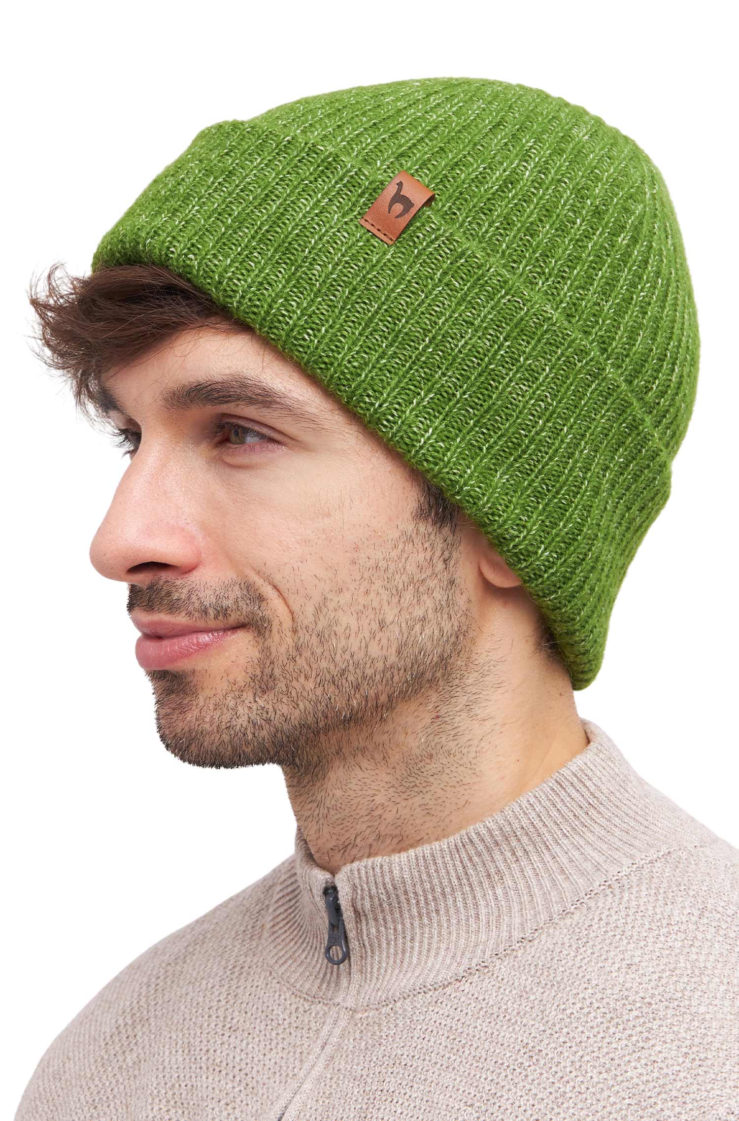 Alpaka Mütze PACA-apfelgrün