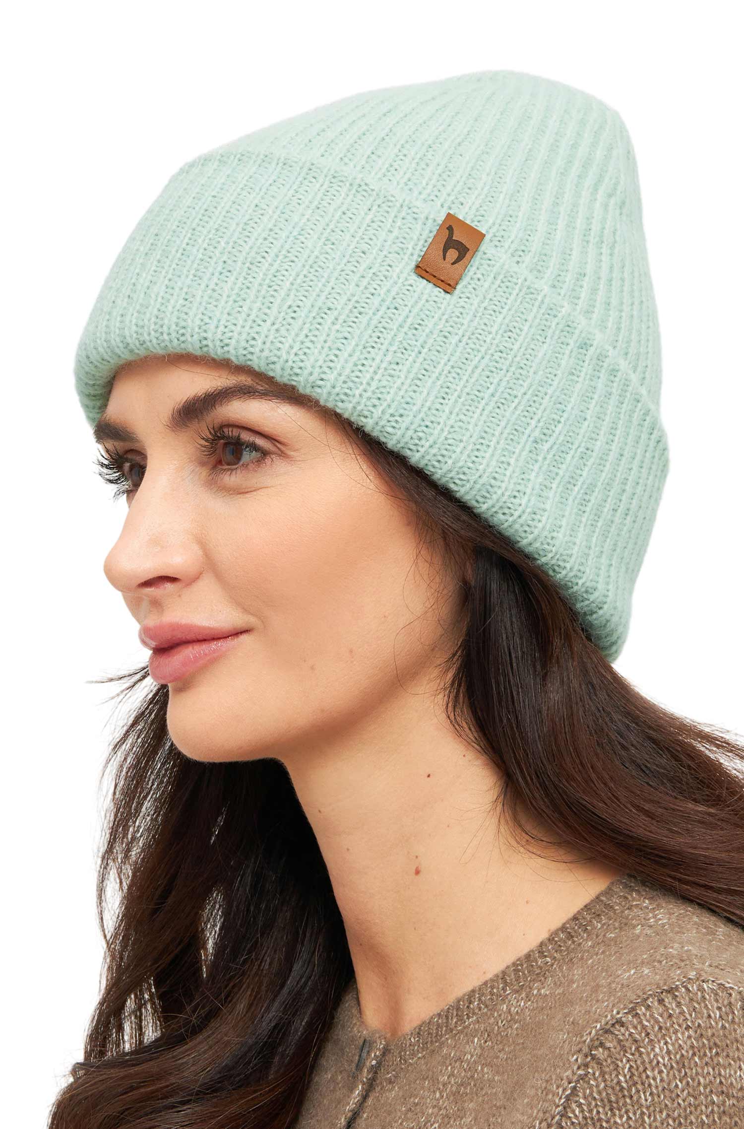 Alpaka Mütze PACA-meeresschaum