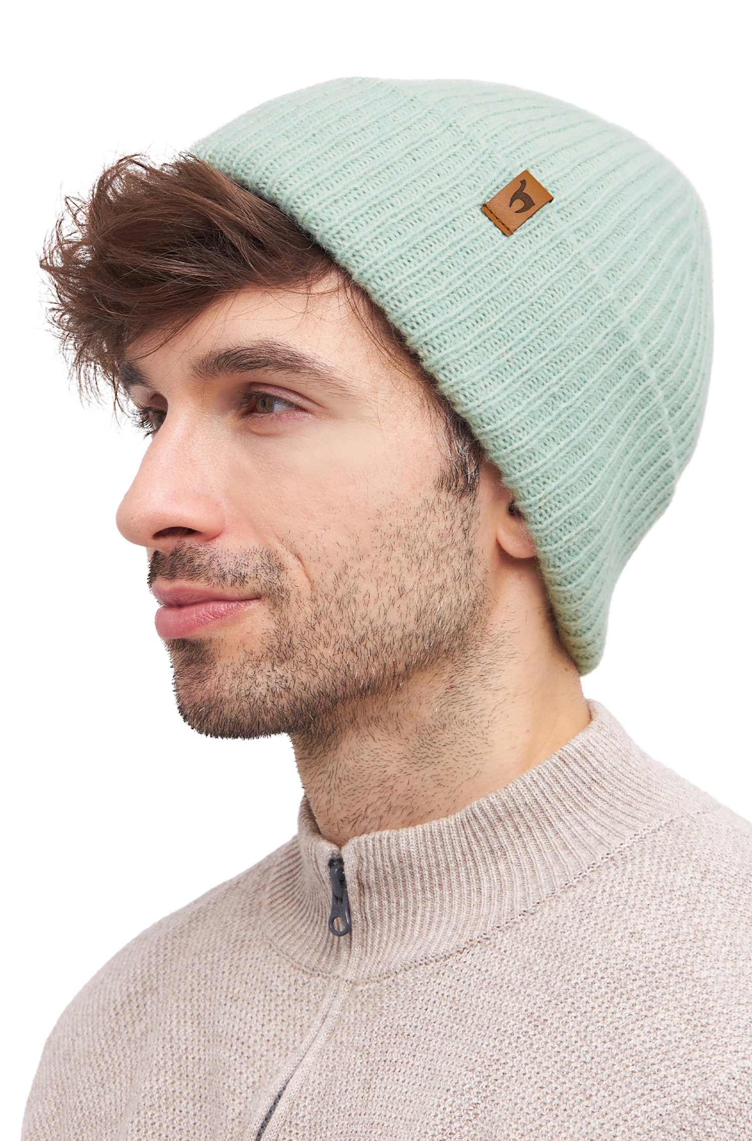 Alpaka Mütze PACA-meeresschaum