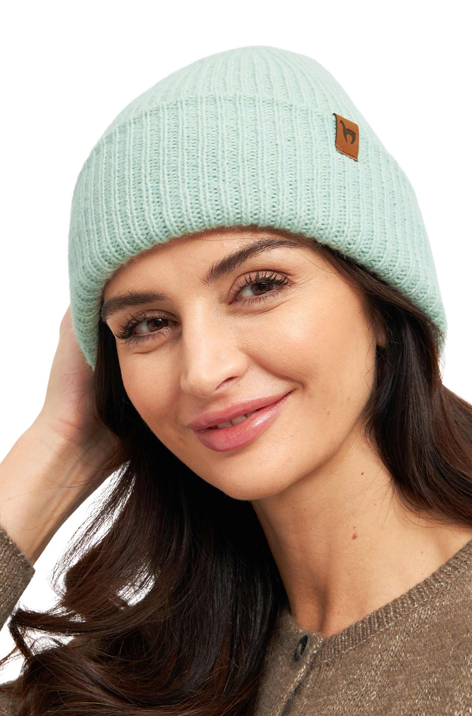 Alpaka Mütze PACA-meeresschaum