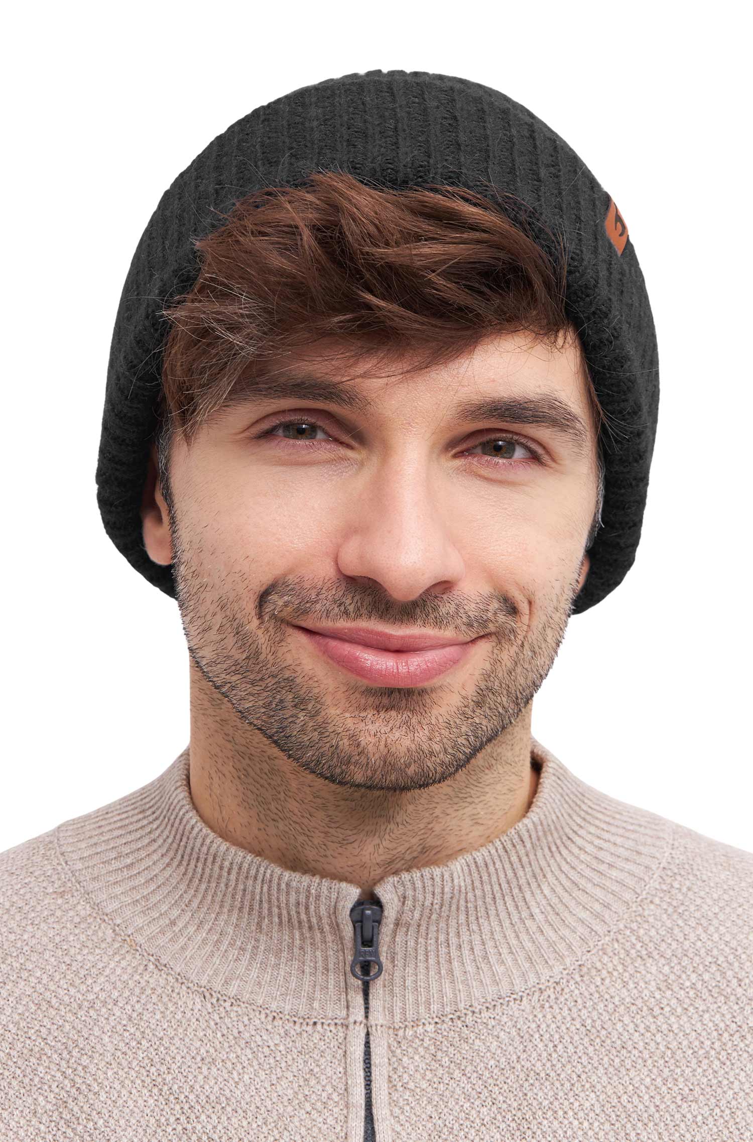 Alpaka Mütze PACA-schwarz