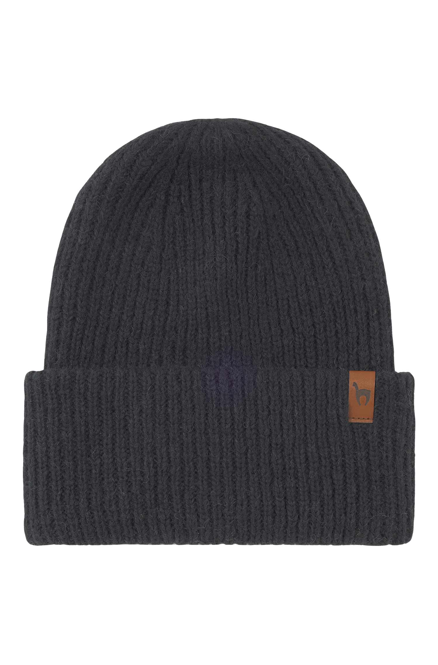 Alpaka Mütze PACA-schwarz