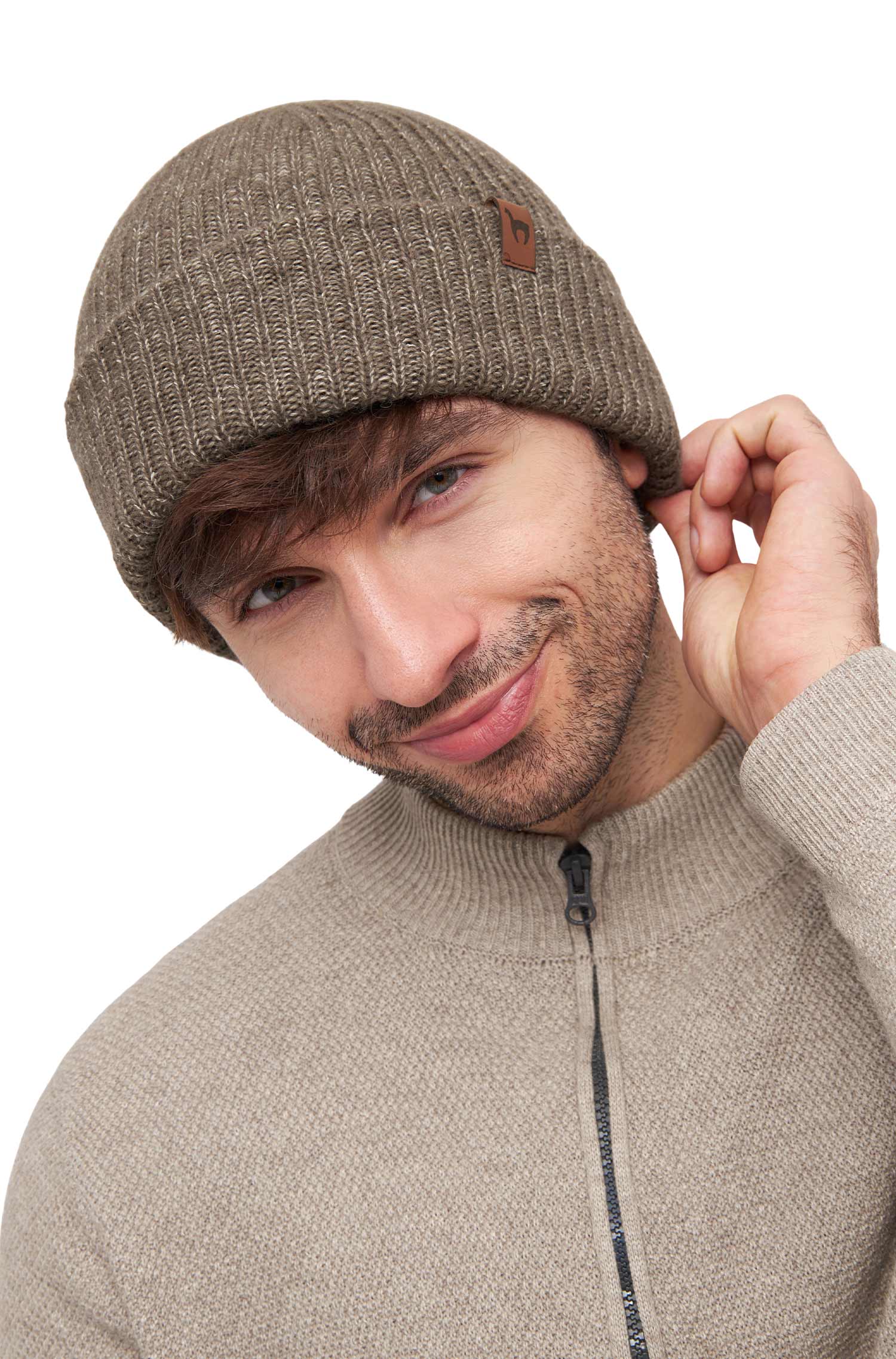 Alpaka Mütze PACA-taupe