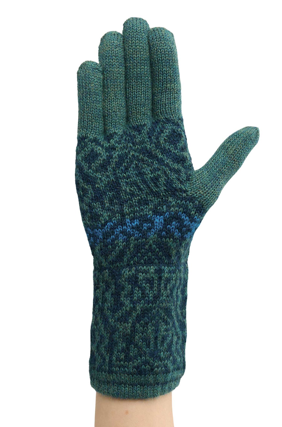 Alpaka Handschuhe CHIMU-türkis