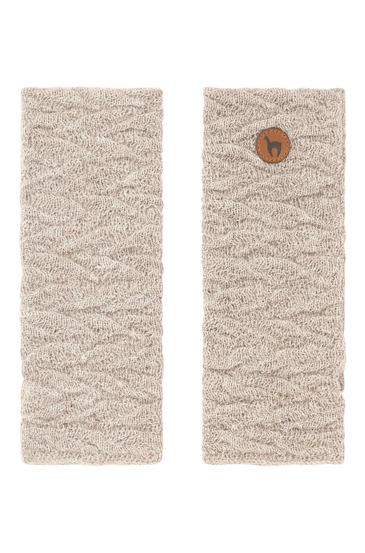 Alpaka Armstulpen BIESEN-sand